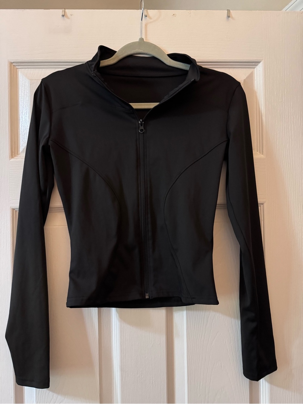 Black Zip-Up Athletic Jacket Unbranded 4 FOR $20 SALE